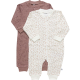 Vita Pyjamasar Barnkläder Pippi Pyjamas set in 2-pack - Burlwood (5965-433)