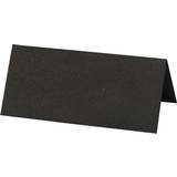 Grattiskort & Inbjudningskort på rea Bordskort, svart, stl. 9x4 cm, 220 g, 20 st. 1 förp