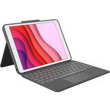 Ipad gen 9 Surfplattor Logitech Combo Touch For iPad 10.2" (Nordic)