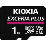 1 TB - microSDXC Minneskort & USB-minnen Kioxia Exceria Plus microSDXC Class 10 UHS-I U3 V30 A1 1TB