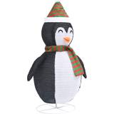 Tyg Julbelysning vidaXL Snow Penguin Jullampa 90cm