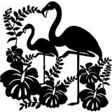 Marabu Pyssel Marabu Stencil/Maskeringsstencil Silhouette Stencil, 30x30cm, Flamingo