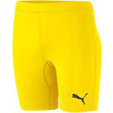 Gula Underställ Barnkläder Puma Junior Liga Baselayer Short - Yellow