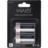 Batterier - C (LR14) - Engångsbatterier Batterier & Laddbart Uyuni C Alkaline 6700mAh 2-pack