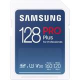 Samsung SDXC Minneskort & USB-minnen Samsung Pro Plus 2021 SDXC Class 10 UHS-I U3 V30 160/120MB/s 128GB