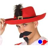 Medeltid Hattar Th3 Party Male Musketeer Feather Hat