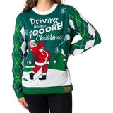 Jultröjor SillySanta Golfer Christmas Sweater Unisex - Green