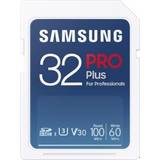 Samsung 32 GB Minneskort Samsung Pro Plus 2021 SDHC Class 10 UHS-I U3 V30 100/60MB/s 32GB