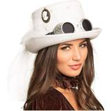 Science Fiction Hattar Boland Marrypunk Hat with Glasses and Veil White