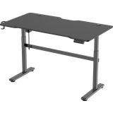 Gamingbord Deltaco DT420 Electric Gaming Desk - Black, 1400x750x1180mm