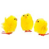 Gula Pyssel Creative Påskkycklingar, gul, H: 30 mm, 12 st. 1 förp