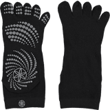 Yoga Underkläder Gaiam Grippy Yoga Socks Medium/Large - Black/Grey