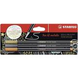 Silver Tuschpennor Stabilo Pen 68 Metallic 3/fp