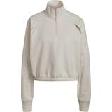 adidas Women Hyperglam Fleece Sweatshirt - Wonder White