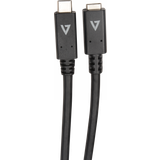 Koppar - Svarta - USB-kabel Kablar V7 USB C - USB C 3.2 (Gen.1) M-F 2m