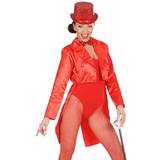 Cirkus & Clowner - Kappor & Mantlar Dräkter & Kläder Widmann Women's Satin Tailcoat Red