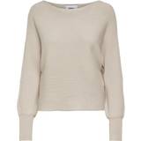 Only Adaline Life Short Knitted Sweater - Beige/Pumice Stone