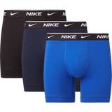 Nike Bomull - Boxers Kalsonger Nike Everyday Essentials Cotton Stretch Boxer 3-pack - Obsidian/Game Royal/Black