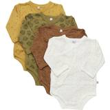 Bruna Bodys Barnkläder Pippi Wrap Body 4-pack - Tinsel (4760-384)