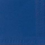 Blåa Tallrikar, Glas & Bestick Duni Servett Mörkblå, 3-lager, 33x33cm, 125/fp