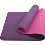 Schildkröt Fitness Yogamattor Träningsutrustning Schildkröt Fitness yogamatta Bicolor 180 x 61 cm lila/rosa