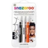 Orange Maskerad Smink Snazaroo Brush Pen Halloween Pack