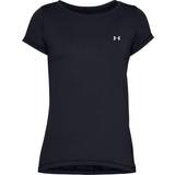 Dam - Mesh Underkläder Under Armour HeatGear Armour Short Sleeve T-shirt Women - Black/Metallic Silver