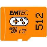 Emtec U3 Minneskort Emtec Gaming microSDXC Class 10 UHS-I U3 V30 A2 512GB