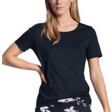Calida XS Överdelar Calida Favourites Dreams Shirt Short Sleeve - Dark Lapis Blue
