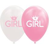 Sassier Babyshower Baby Girl ballonger 8-pack