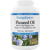Natural Factors Fettsyror Natural Factors OmegaFactors Flaxseed Oil 1000 mg 360 Softgels