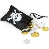 Pirater - Svart Tillbehör Smiffys Piratpengar i Påse