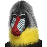 Multifärgad Heltäckande masker Smiffys Baboon Mask
