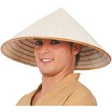 Beige Maskerad Hattar Fiestas Guirca Vietnamese Straw Hat
