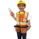 Orange - Uniformer & Yrken Dräkter & Kläder Melissa & Doug Construction Worker Role Play Costume Set