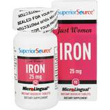 Superior Source Vitaminer & Mineraler Superior Source Just Women Iron 25 mg 90 MicroLingual Tablets