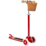 Trehjuling sparkcykel leksaker Banwood trehjuling skoter Röd