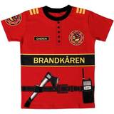 Röd - T-shirts Dräkter & Kläder Den Goda Fen Brandman T-shirt
