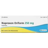 Värk & Feber - Värktabletter Receptfria läkemedel Naproxen Orifarm 250mg 20 st Tablett