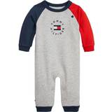 Tommy Hilfiger Colour-blocked Logo Coverall - Light Grey Heather (KN0KN01369)