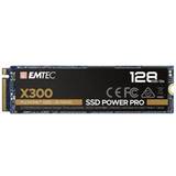 Emtec SSDs Hårddiskar Emtec X300 M.2 SSD Power Pro 128GB