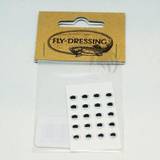 Fly-Dressing Vinterfiske Fly-Dressing Epoxy Eyes 5,1mm oval dubbel Svartpearl