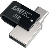 Emtec 32 GB USB-minnen Emtec USB 3.2 Gen 1 Mobile & Go T260C OTG 32GB