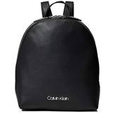 Calvin Klein Svarta Ryggsäckar Calvin Klein Small Round Backpack - Black