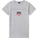 Gant Teen Boy's Shield T-shirt - Light Grey Melange (905114-7907)