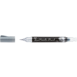 Silver Penselpennor Pentel Dual Metallic Brush Silver