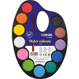 PlayBox Akvarellfärger PlayBox Palett med vattenfärger 12 st