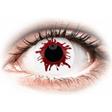 Zombies Maskerad Färgade linser Maxvue Vision Wild Blood Crazy Kontaktlinser