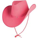 Nordamerika - Rosa Huvudbonader Wicked Costumes Cowboyhatt Hot Pink