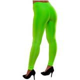 80-tal - Grön Dräkter & Kläder Wicked Costumes 80-tals Leggings Neongrön (Small)